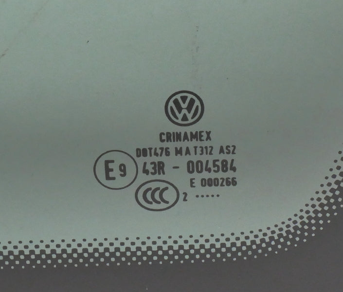 RH Rear Quarter Window Side Hatch Glass 09-14 VW Jetta Sportwagen MK6 ~ Genuine