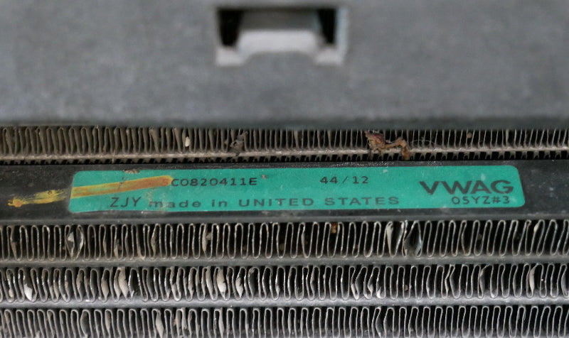 Front Bumper Clip Loaded Radiator Core Support Rebar Coolers 11-18 VW Jetta MK6