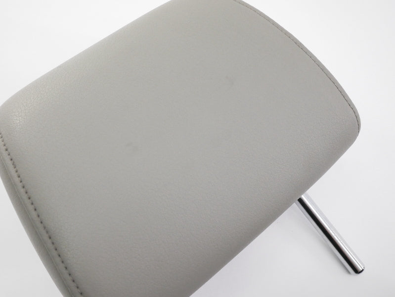 Rear Headrest Head Rest Set 02-05 Audi A4 S4 B6 Gray Leatherette - Genuine