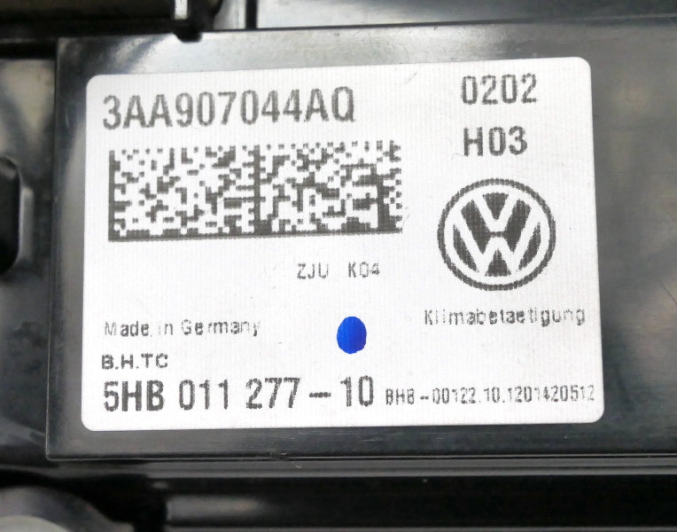 HVAC Climate Fan Controls 13-14 VW Jetta Sedan MK6 - Genuine - 3AA 907 044 AQ