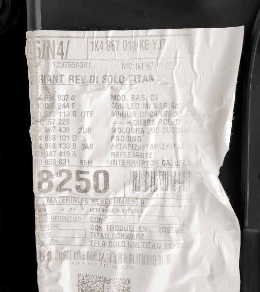 Driver Front Interior Door Panel Card 10-14 VW Jetta Sportwagen 1K4 867 011 KE