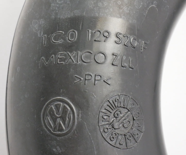 Air Intake Tube Pipe Snorkel Duct 06-10 VW Beetle 2.5 - Genuine - 1C0 129 520 F