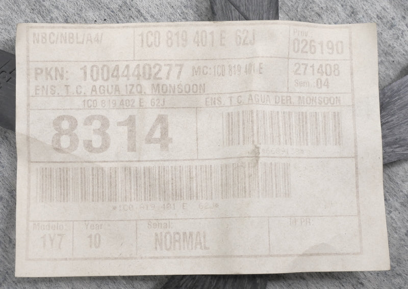 Upper Dash Panel Speaker Set 98-10 VW Beetle Panels - Genuine - 1C0 819 401 E