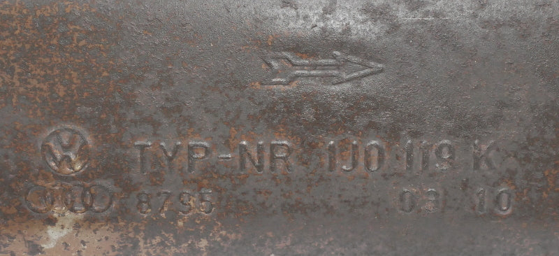 Center Exhaust Muffler Resonator 99-05 VW Jetta Golf MK4 Beetle - 1J0 119 K