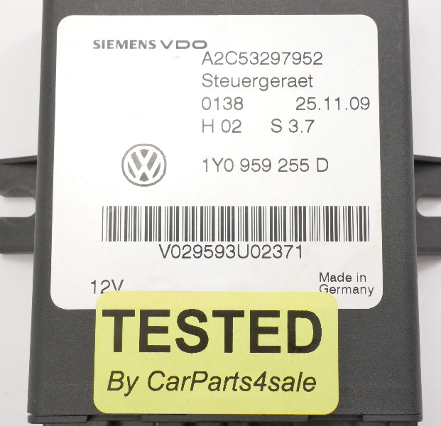 Convertible Roof Top ECU Control Module 03-10 VW Beetle Genuine - 1Y0 959 255 D