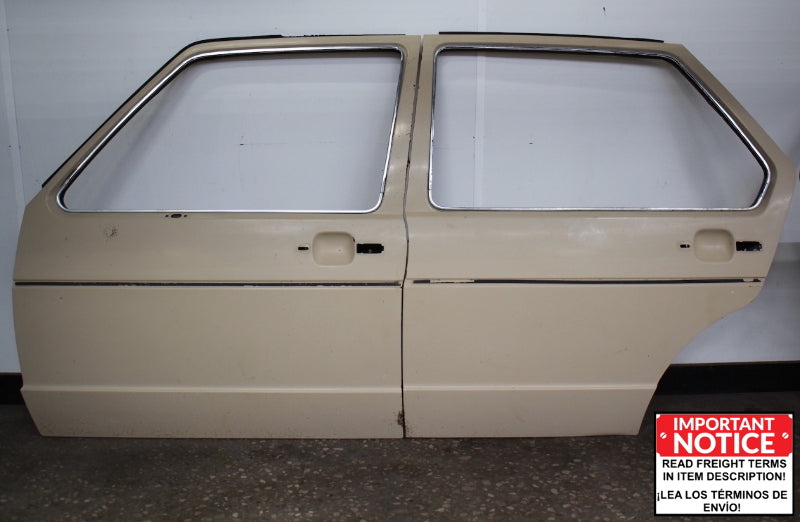LH Front & Rear Door Shell Skins Set 75-84 VW Rabbit MK1 - LE1N Mojave Beige