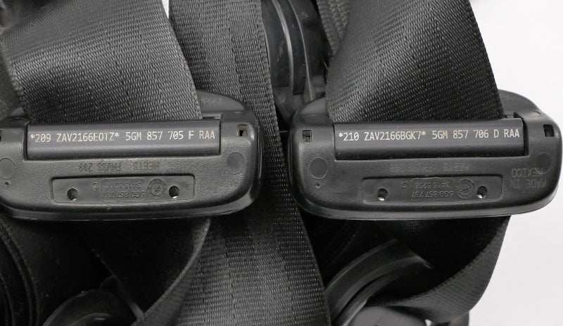 Front Seatbelt Shoulder Belt Set 15-21 VW Golf GTI Sportwagen MK7 5GM 857 705 F