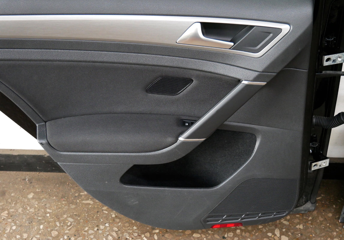 LH Front & Rear Doors 15-19 VW Golf Sportwagen MK7 L041 Black - Genuine