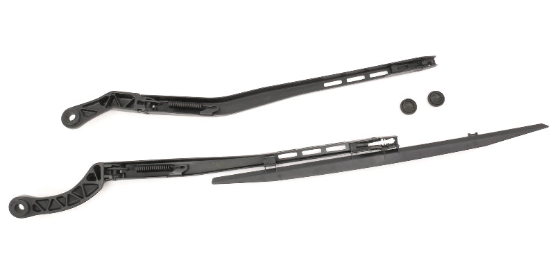 Pair Windshield Wiper Arms 02-08 Audi A4 S4 B6 B7 Genuine 8E1 955 407 A / 408 A