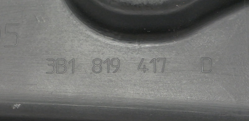 Rain Tray Cowl 01-05 VW Passat B5.5 Battery Cover - Genuine - 3B1 819 417 D