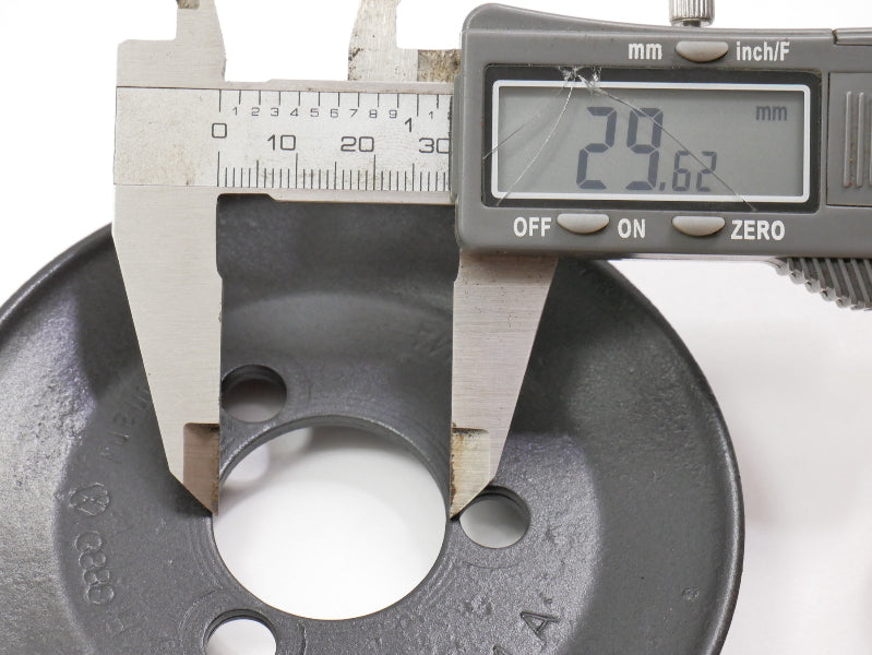 Water Pump Pulley w/ PS AC VW Jetta Golf GTI MK2 Cabriolet Genuine 027 121 031 A