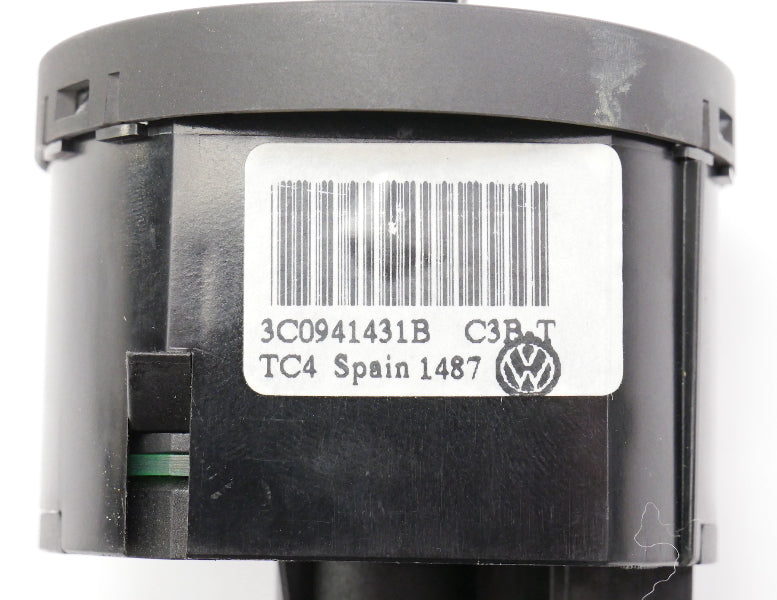 Head Light Lamp Switch 05-09 VW Passat B6 R32 Jetta GTI MK5 OEM - 3C0 941 431 B