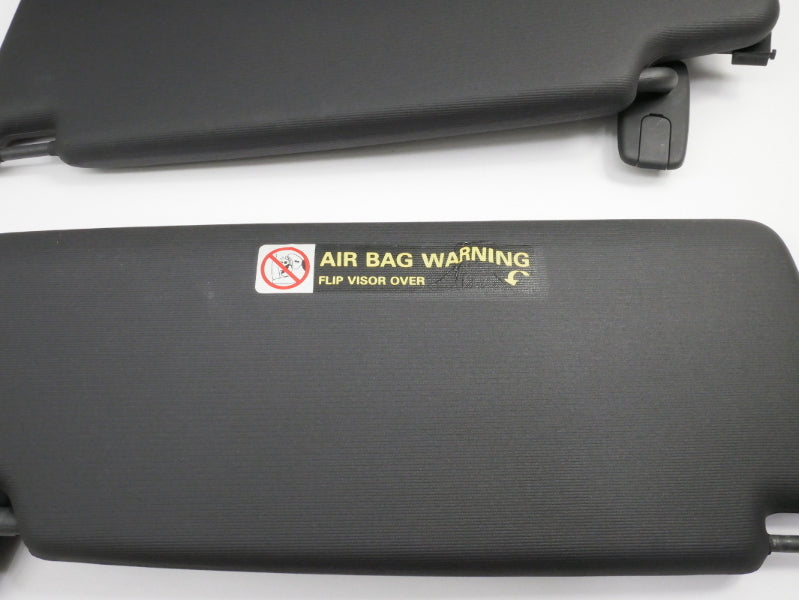 Sun Visor Sunvisor Set 05-10 VW Jetta GLI Rabbit GTI MK5 Black - Genuine -