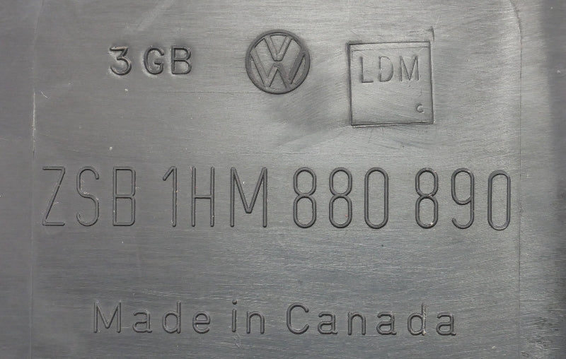 Black Glovebox 93-99 VW Jetta Golf GTI Mk3 Glove Box - Genuine - 1HM 880 890