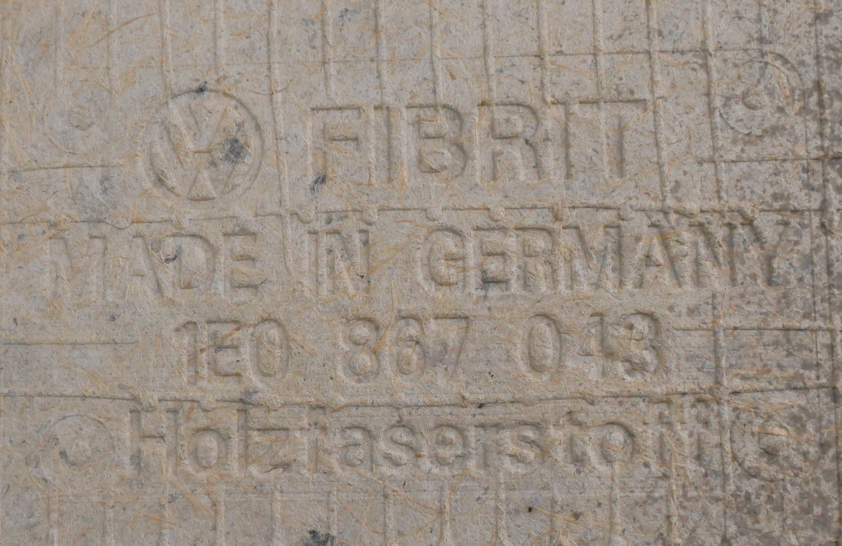 Rear Interior Door Side Panels 95-99 VW Cabrio MK3 Black Leather - Genuine