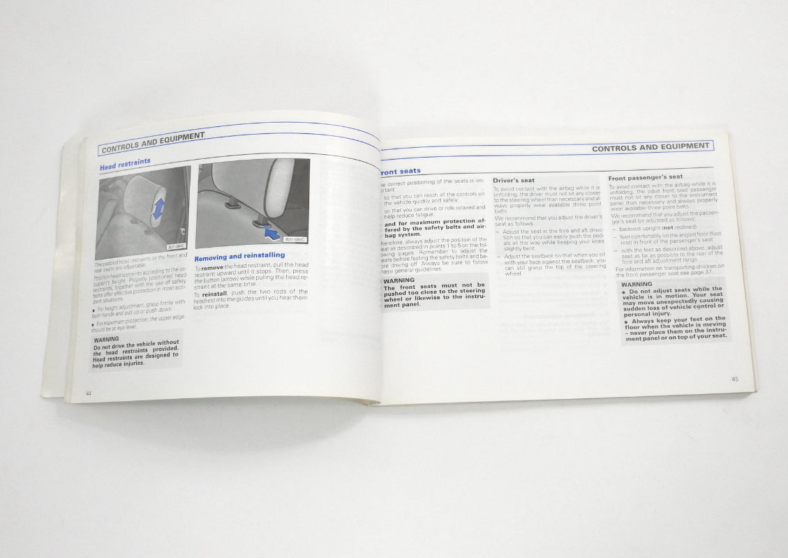 1999 Volkswagen VW Golf GTI Cabrio MK3 Owners Manual Books - Genuine