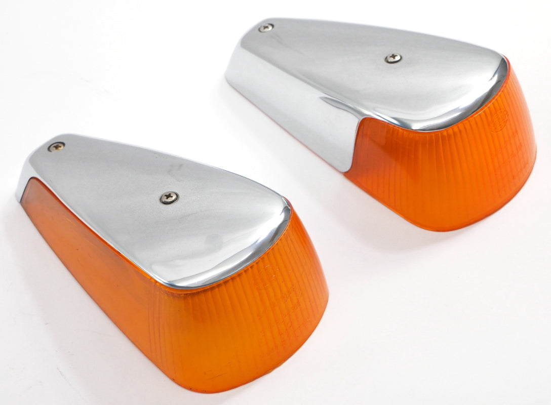 Fender Signal Light Lens Set 70-79 VW Super & Beetle Bug Aircooled Genuine Hella