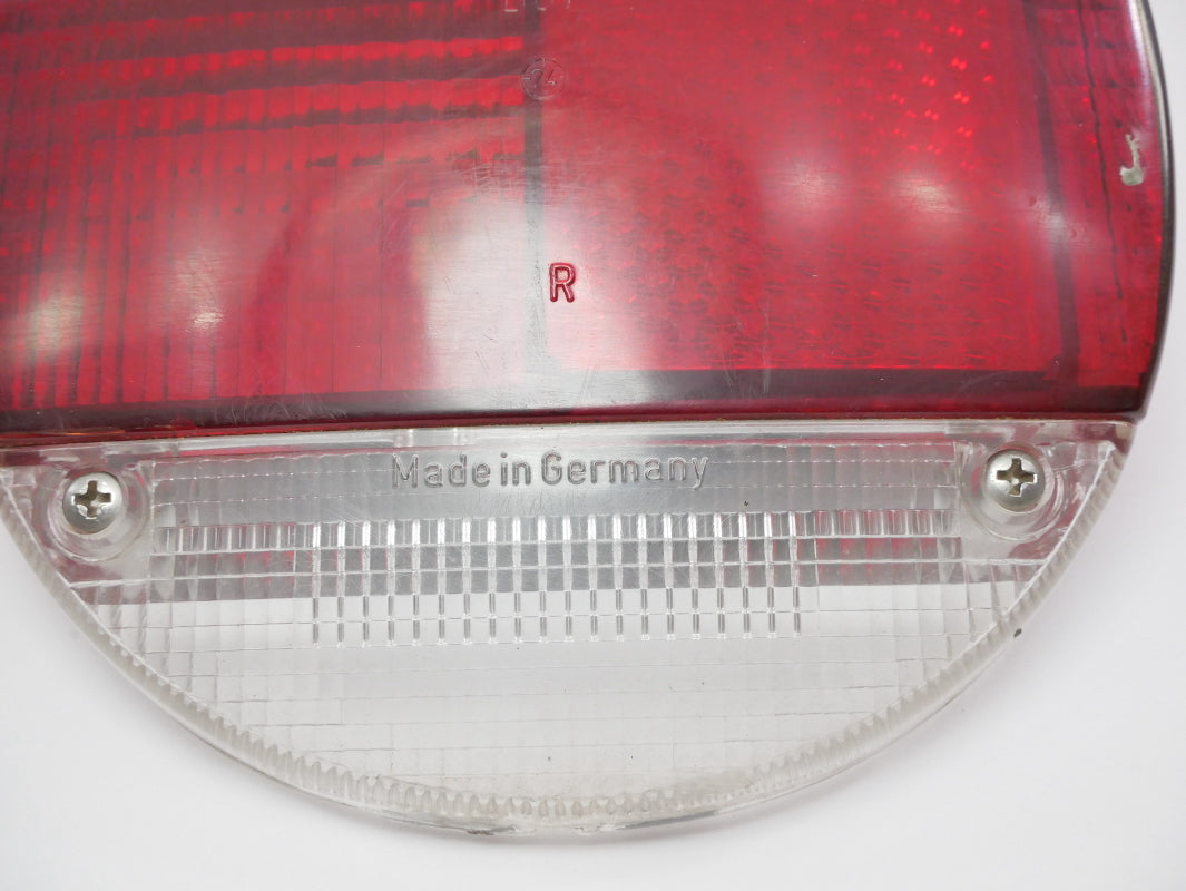 Tail Brake Light Lamp Lens Set 73-79 VW Super Beetle Thing - Genuine Hella