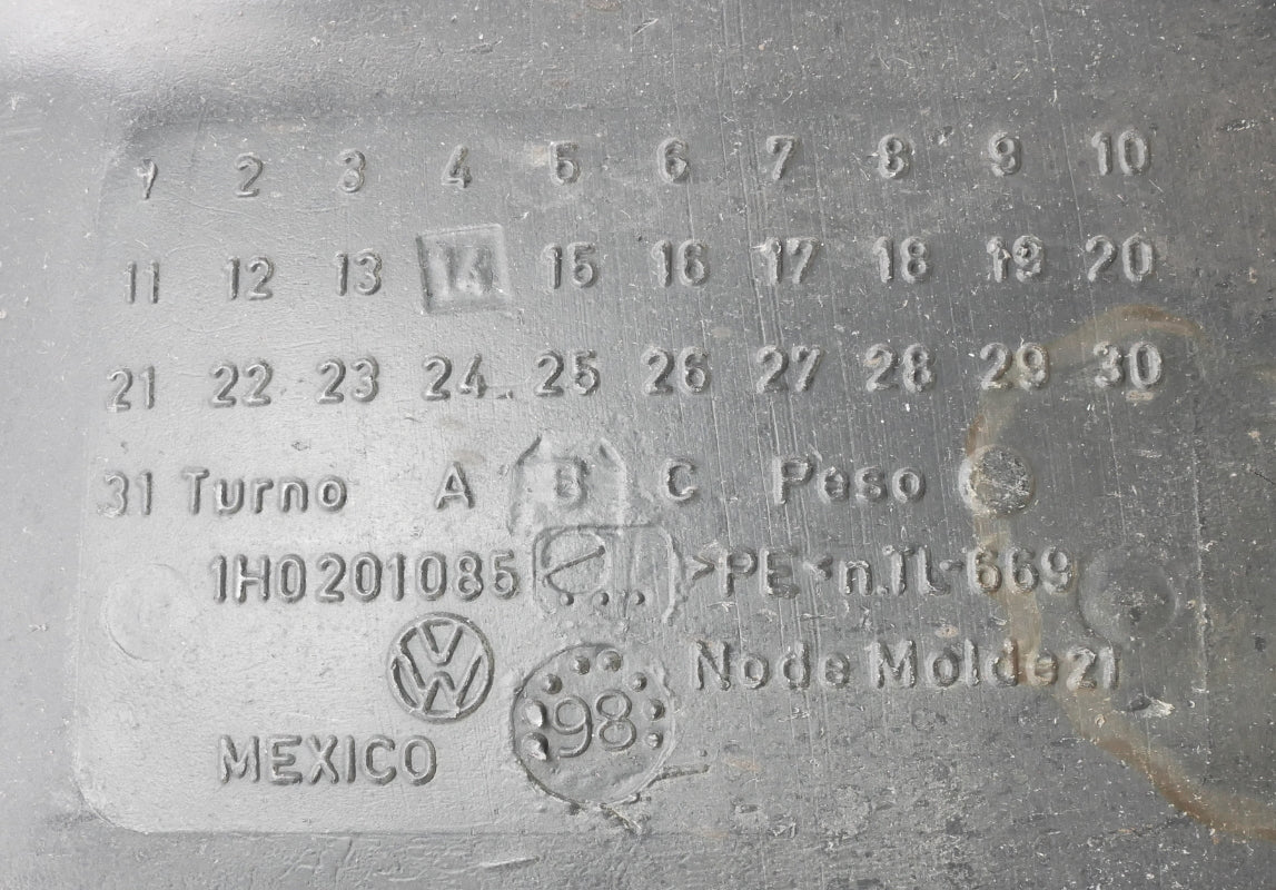 Gas Fuel Tank 93-99 VW Jetta Golf GTI Cabrio Mk3 - MK2 Conversion - 1H0 201 085