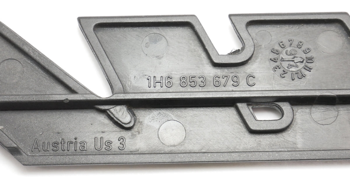 VR6 Grille Emblem Badge Logo 95-99 VW Golf GTI MK3 - Genuine - 1H6 853 679 C