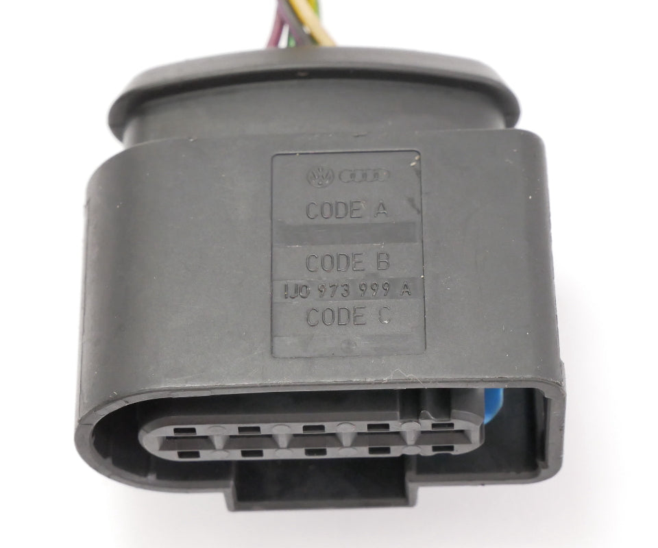 MAF Wiring Plug Pigtail Audi TT A3 VW 08 R32 Eos MK5 3.2 VR6 OEM- 1J0 973 999 A