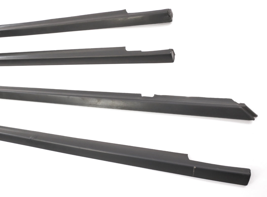 Exterior Door Window Seal Scraper Trim Molding Set 98-01 VW Passat B5 B5.5 - OEM