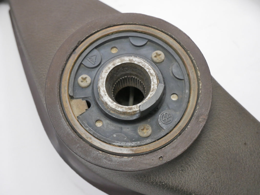 Early Wolfsburg Steering Wheel 75-84 VW Rabbit Jetta GTI Pickup MK1 MK2 - Brown