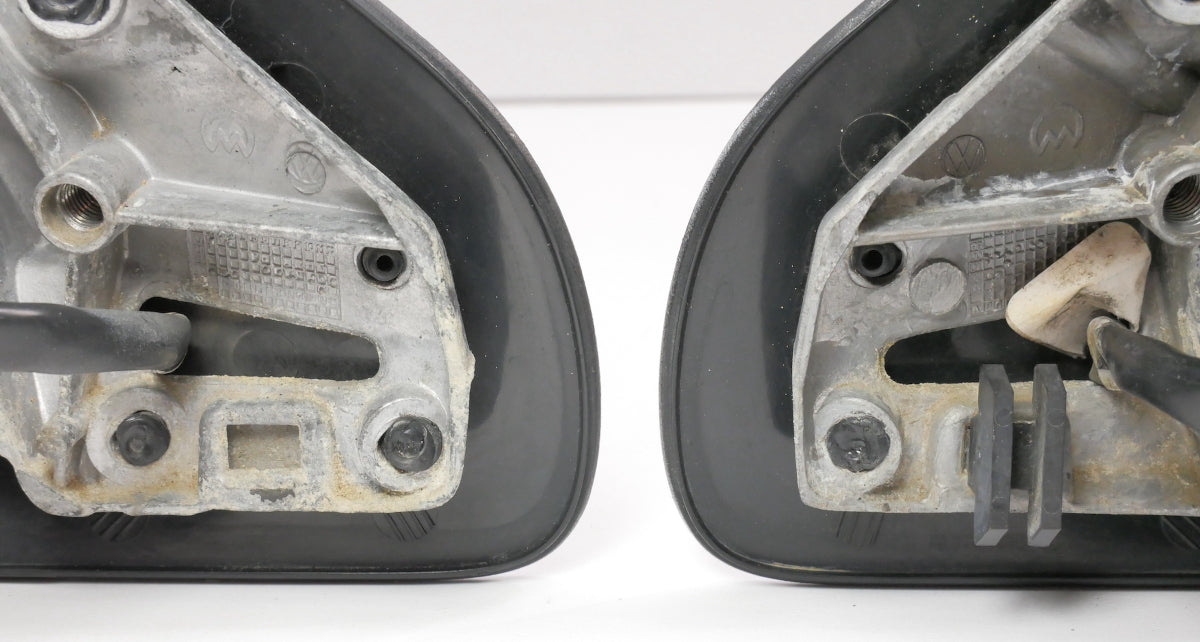 Set Side View Door Exterior Mirrors 99-05 VW Jetta Golf GTI MK4 Silver