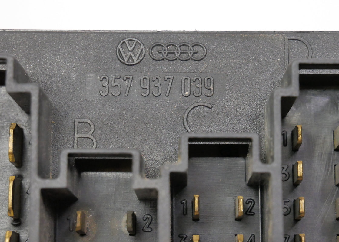 CE2 Fuse Box Panel Block w/ Relays 90-92 VW Jetta Golf GTI MK2 OEM - 357 937 039