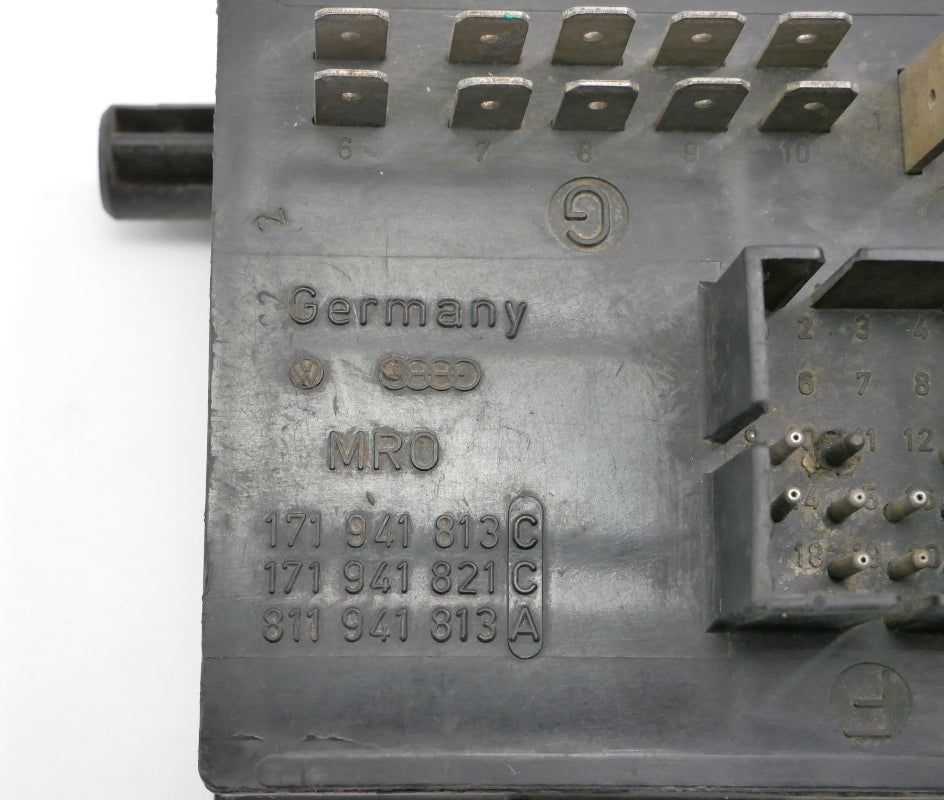 Fuse Box Relay Panel 75-80 VW Rabbit Scirocco Mk1 Dasher OEM - 171 941 821 C