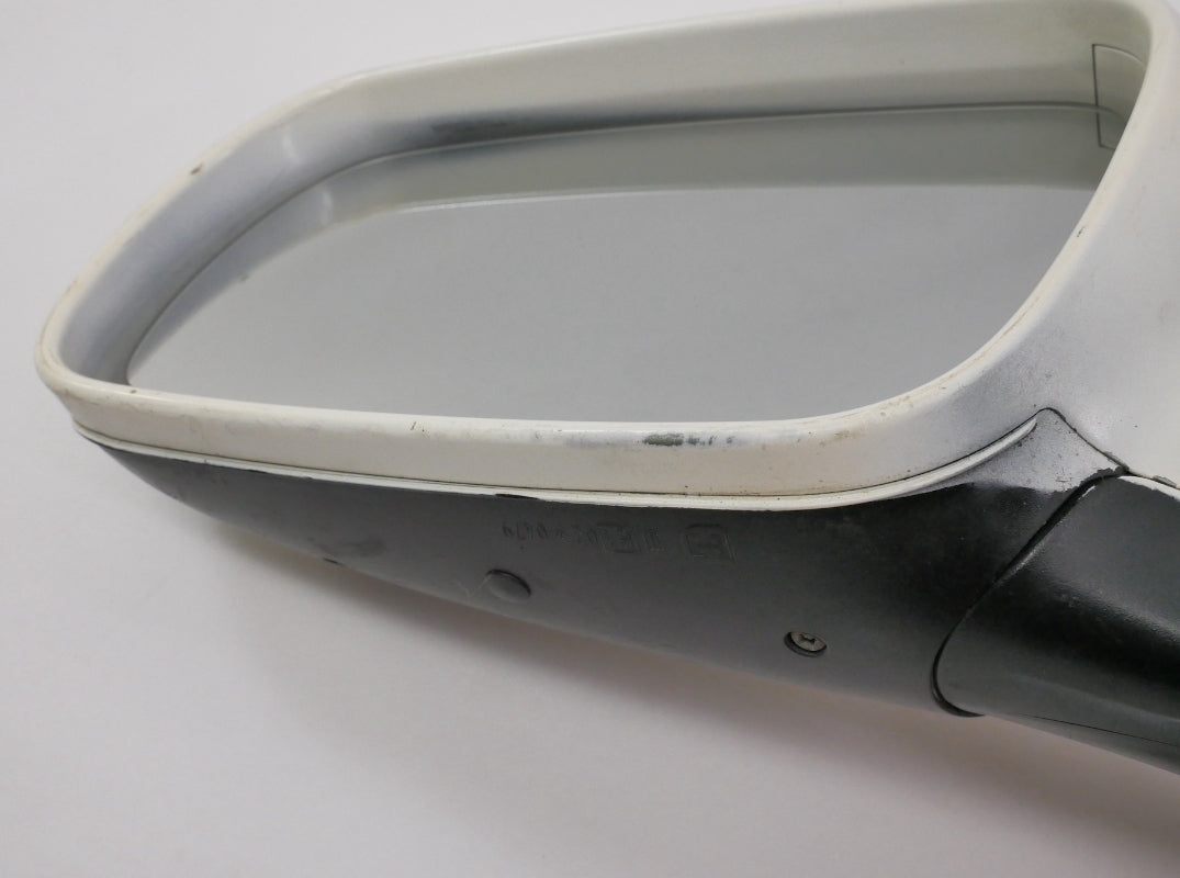 LH Exterior Side View Door Mirror 98-03 VW Passat B5 B5.5 - White - Genuine
