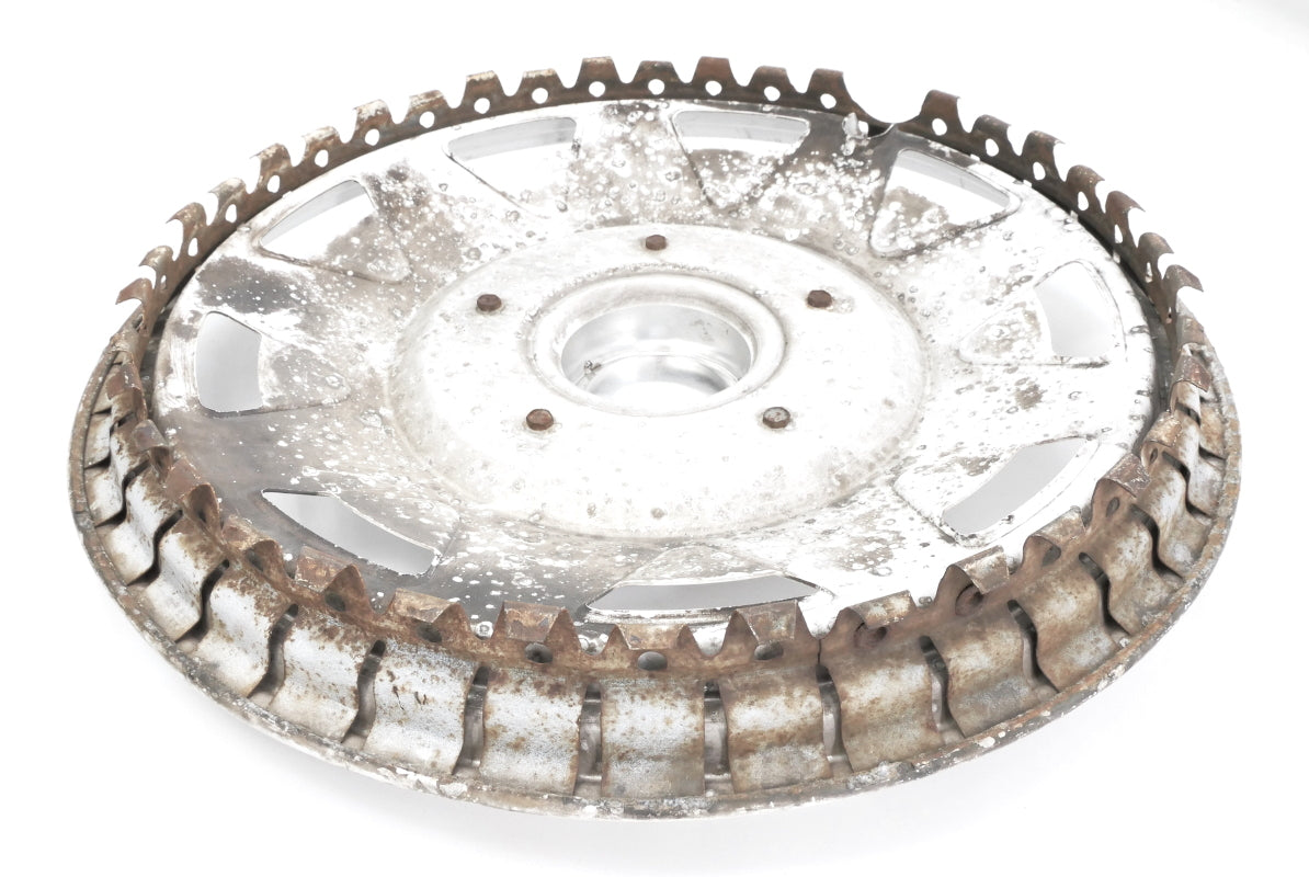 14" White Metal VW Hub Cap Wheel Cover 80-91 Vanagon T3 Hubcap Wolfsburg Castle