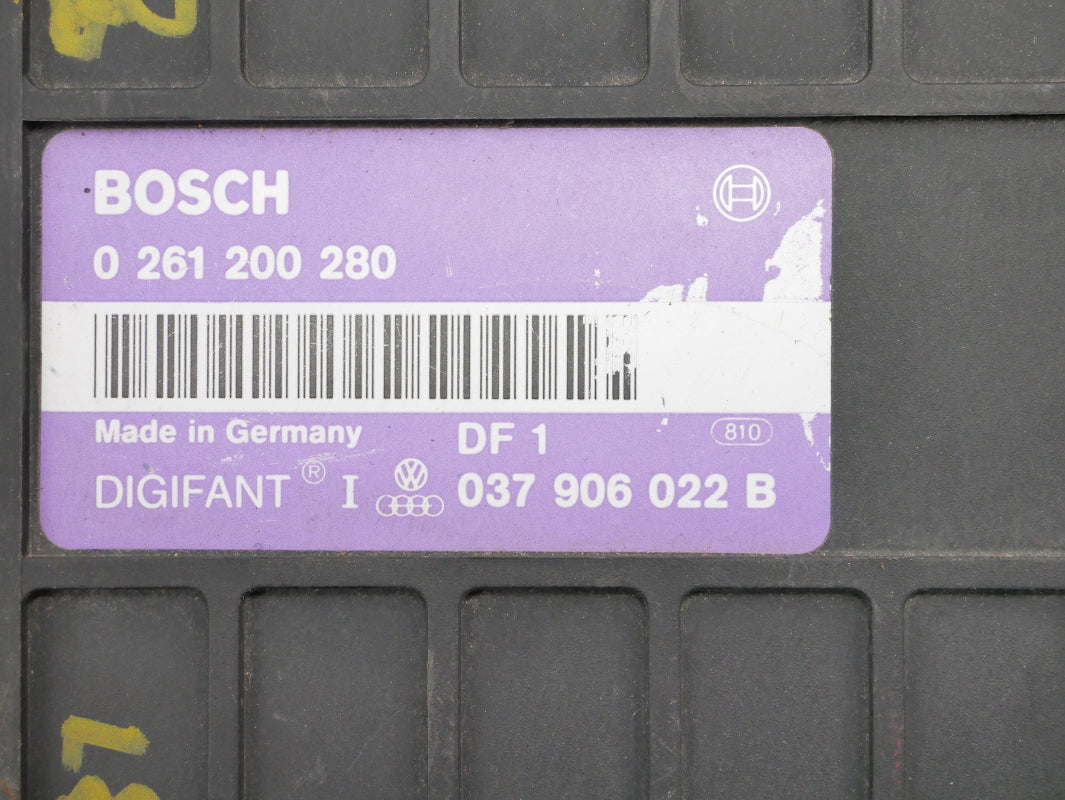 ECU ECM Engine Computer 90-92 VW Corrado G60 MT Digifant-1 DF1 - 037 906 022 B