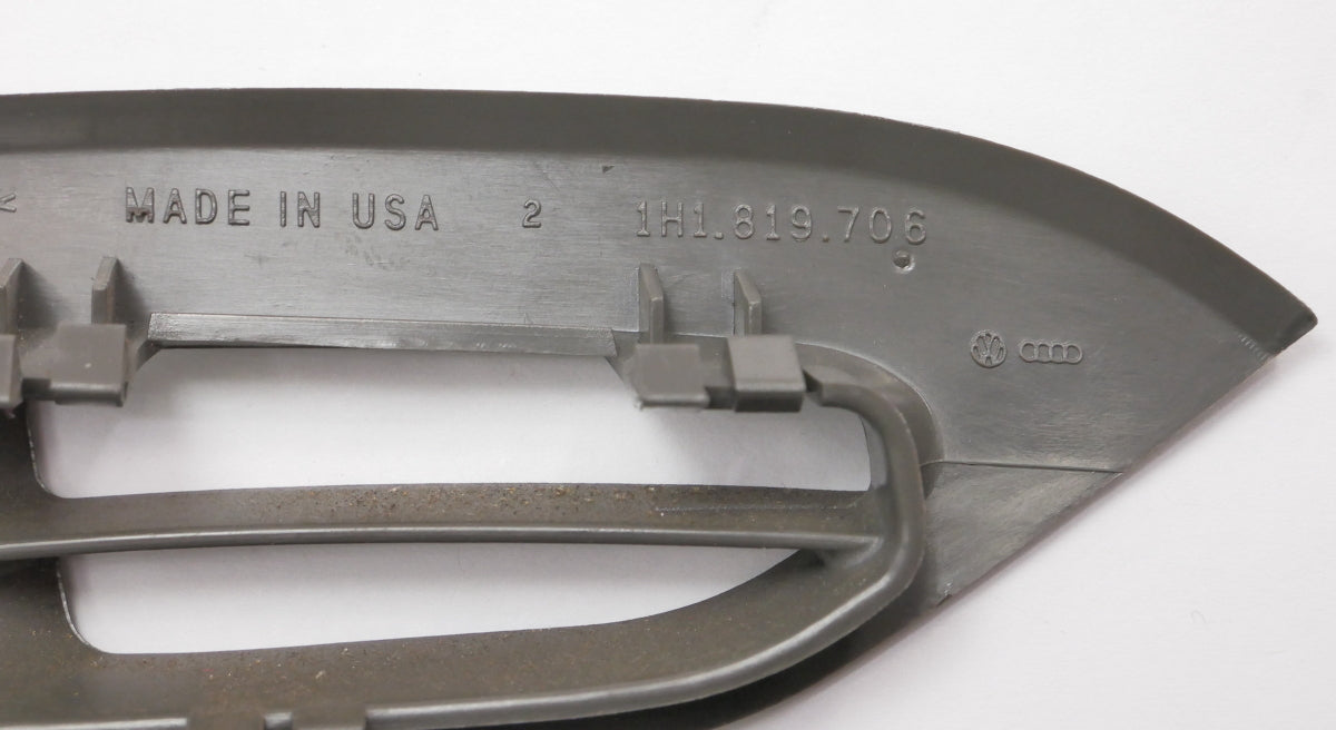 RH Defrost Dash Vent 93-99 VW Jetta Golf Cabrio MK3 Defog - Brown - 1H1 819 706