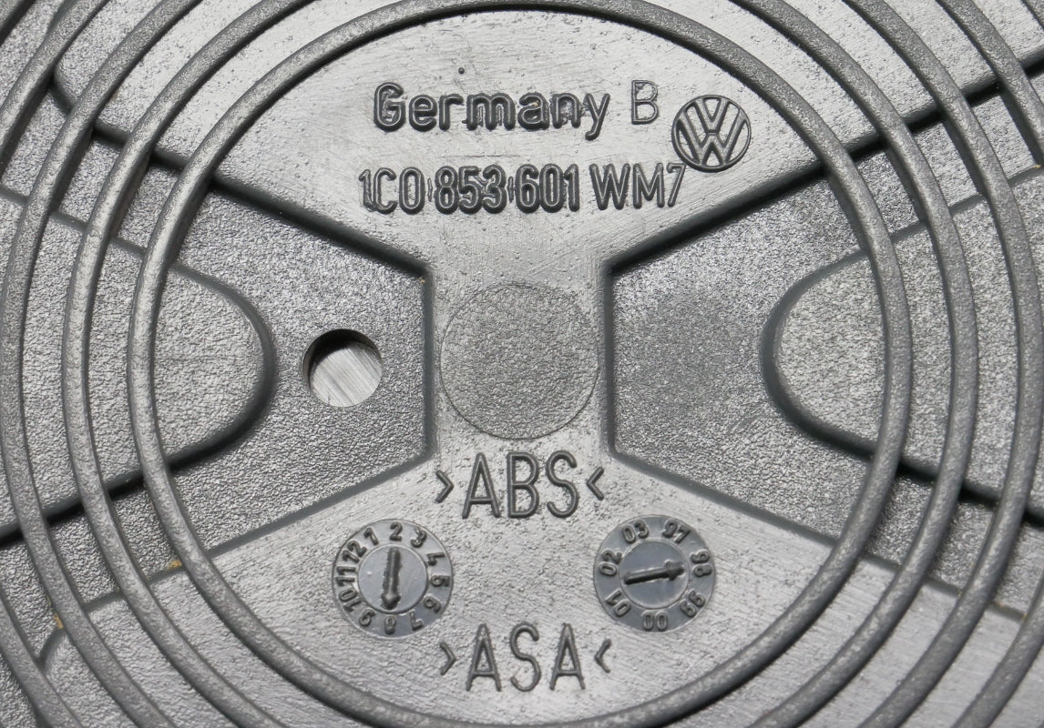 Chrome Front Hood Emblem Badge 98-01 VW Beetle - Genuine - 1C0 853 601