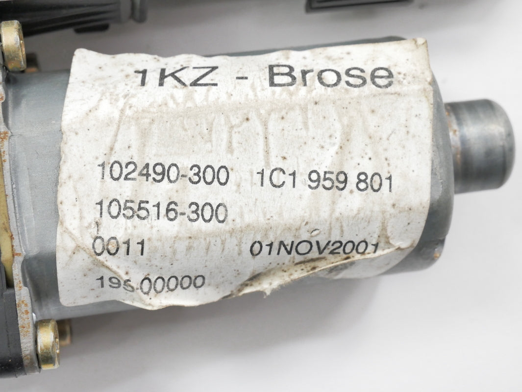 LH Front Power Window Motor 02-05 VW Golf GTI MK4 Brazil Genuine - 1C1 959 801