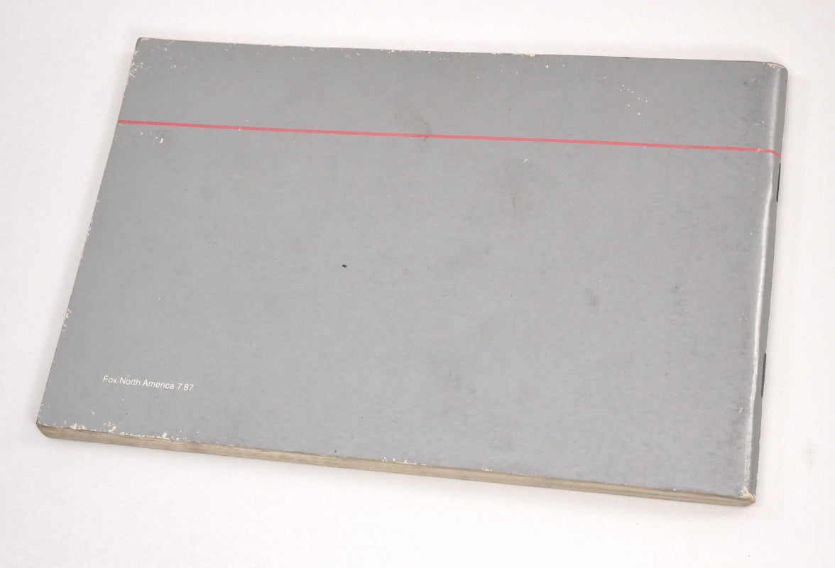 Original Owners Manual Book 1988 88 Volkswagen VW Fox - Genuine -