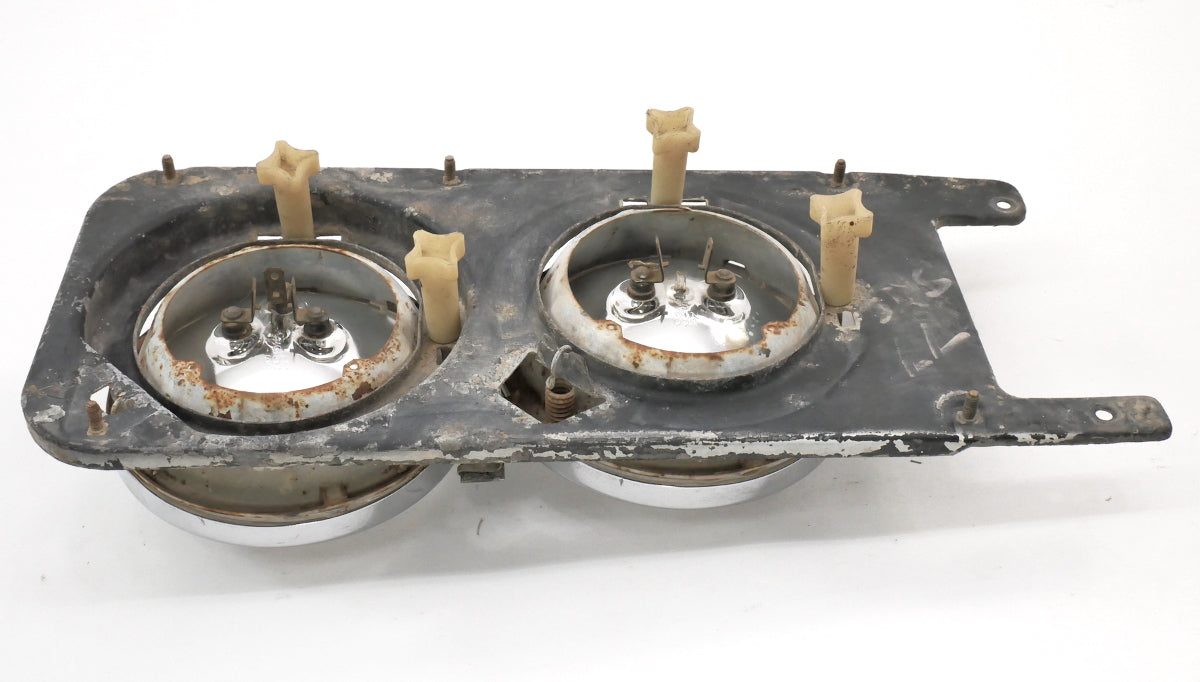 RH Headlight Head Light Lamp Bracket & Adjusters 75-77 VW Scirocco MK1 Early OEM