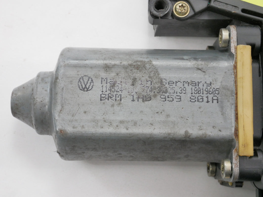 LH Front Power Window Motor 93-99 VW Jetta GTI Mk3 - Genuine - 1H0 959 801 A
