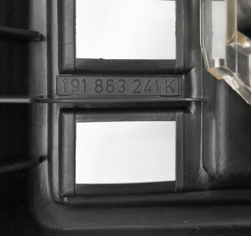 Dash Center Console 85-87 VW Jetta Golf GTI Mk2 Black - Genuine - 191 863 241 K