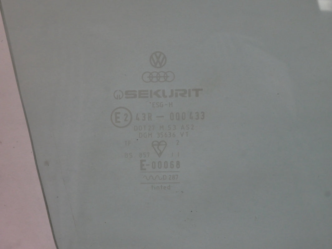 LH Rear Quarter Window Side Exterior Glass 82-88 VW Scirocco MK2 ~ Genuine ~