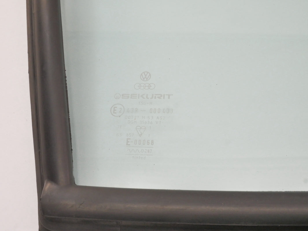 LH Rear Quarter Window Side Exterior Glass & Seal 82-88 VW Scirocco MK2 - OEM