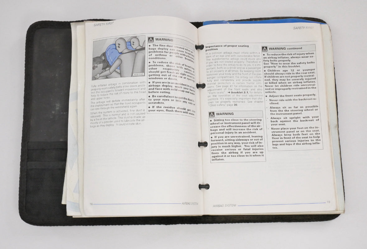 Owners Manual Book 2000 VW New Beetle - Genuine -