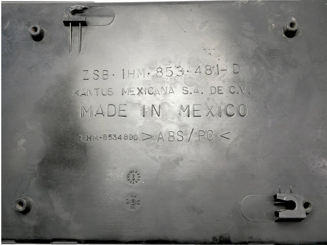 Rear Hatch License Plate Holder Mount Trim 93-99 VW Golf GTI MK3 ~ 1HM 853 481 D