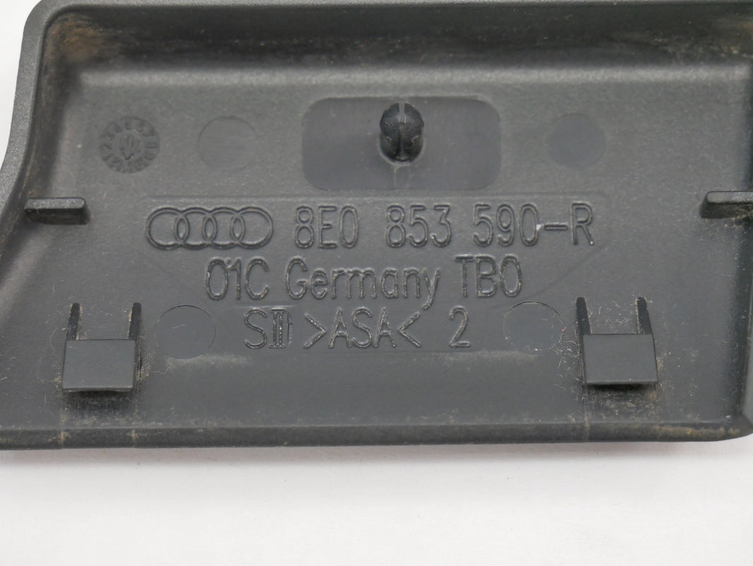 RH Exterior B Pillar Trim Cover Cap 02-08 Audi A4 S4 B6 B7 - OEM - 8E0 853 590 R