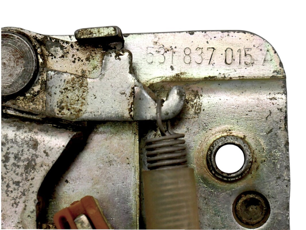 LH Front Early Door Latch 75-77 VW Scirocco MK1 - Genuine - 531 837 015 A