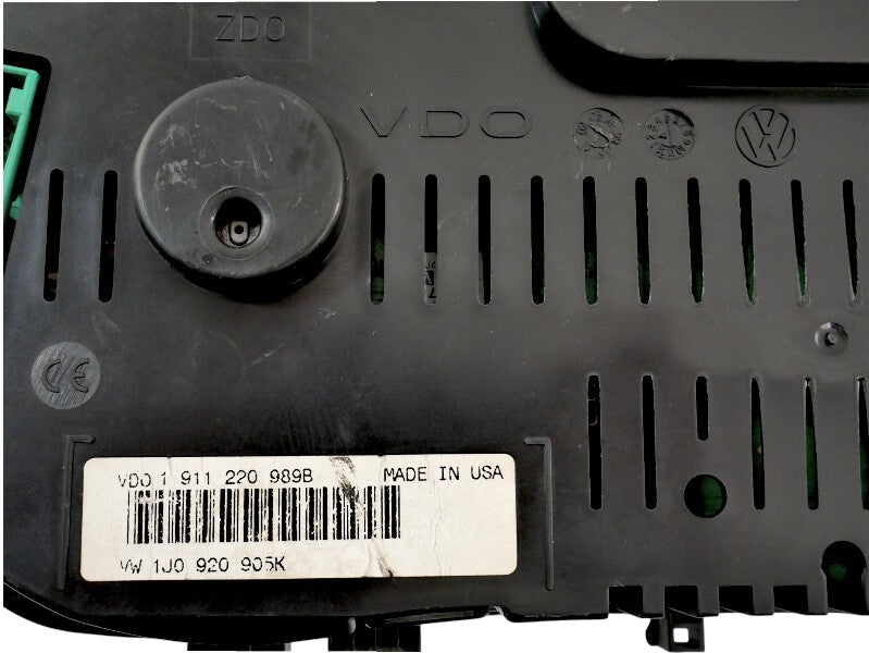 163k Mile Gauge Cluster Speedometer 2001 01 VW Jetta Golf MK4 Gas - 1J0 920 905 K