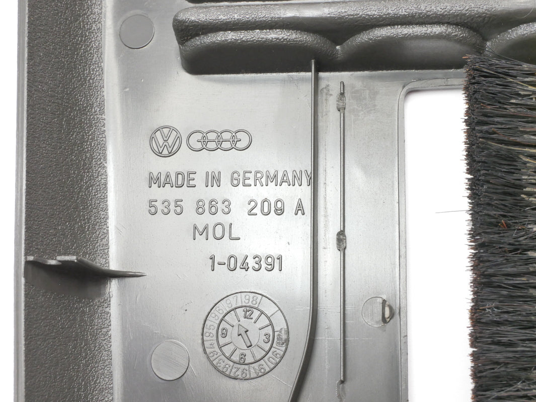 Automatic Shifter Selector Trim 90-92 VW Corrado G60 Gray - OEM - 535 863 209 A
