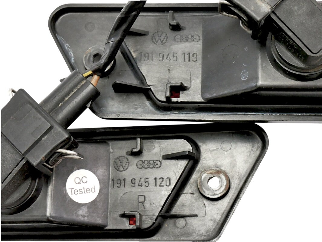 North American Side Bumper Lights 90-94 VW Corrado - OEM - 191 945 119 / 120