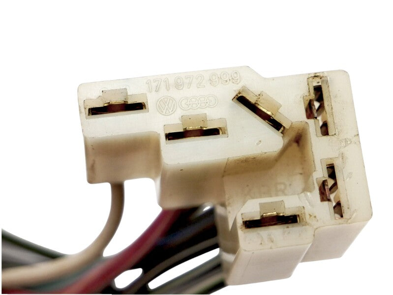 Dash Hazard Switch Wiring Plug Pigtail Connector 80-91 VW Vanagon T3 171 972 999